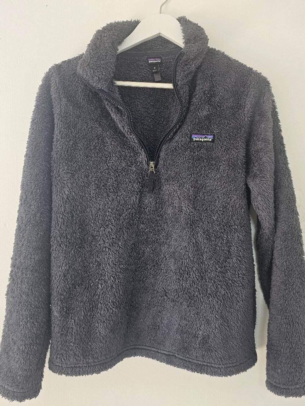 Charcoal Patagonia Los Gatos Quarter Zip Fleece Pullover
